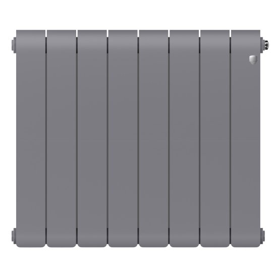 Биметаллический радиатор отопления Royal Thermo Infinity 500 8 секций Silver Satin
