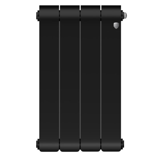 Биметаллический радиатор отопления Royal Thermo Infinity 500 4 секции Noir Sable