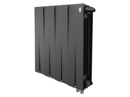 Биметаллический радиатор отопления Royal Thermo PianoForte 500 VDR80 8 секций Noir Sable