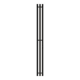Электрический полотенцесушитель Primoclima Sol R C E Black 150*12 3